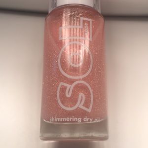 Pink Champagne Sol body shimmering dry oil